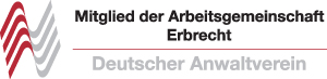 Mitglied der Arbeitsgemeinschaft Erbrecht Logo Arbeitsgemeinschaft Erbrecht